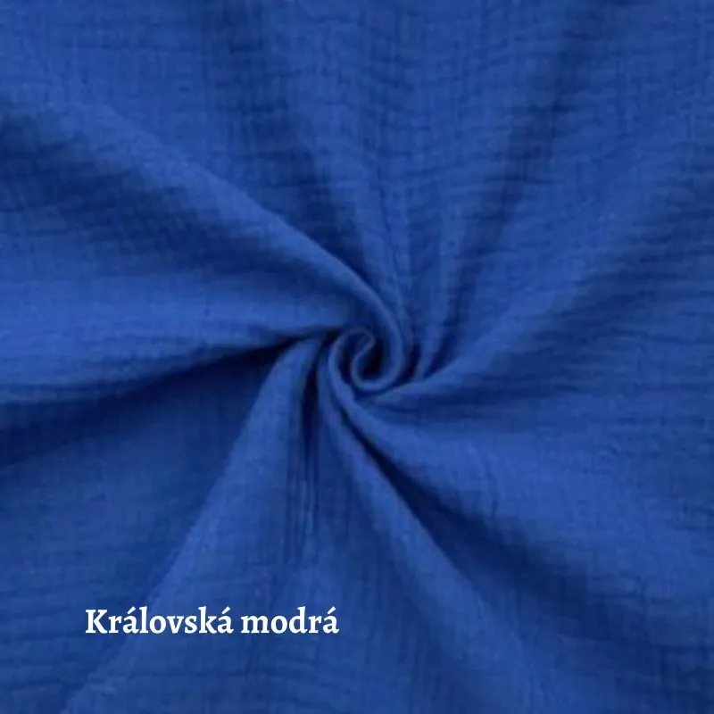 Mušelín královsky modrý