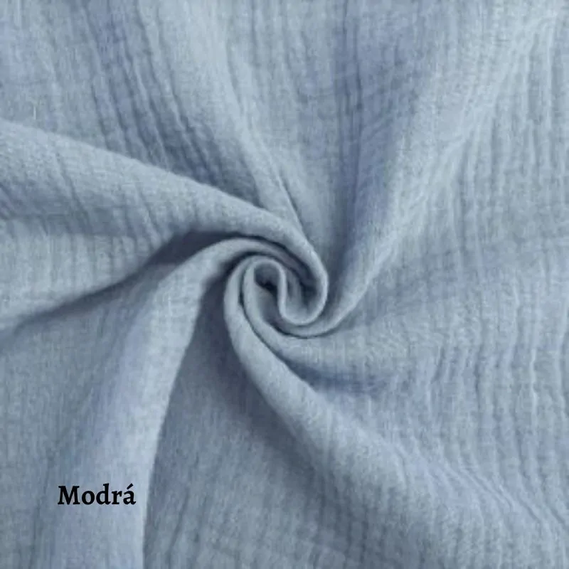 Mušelín modrá