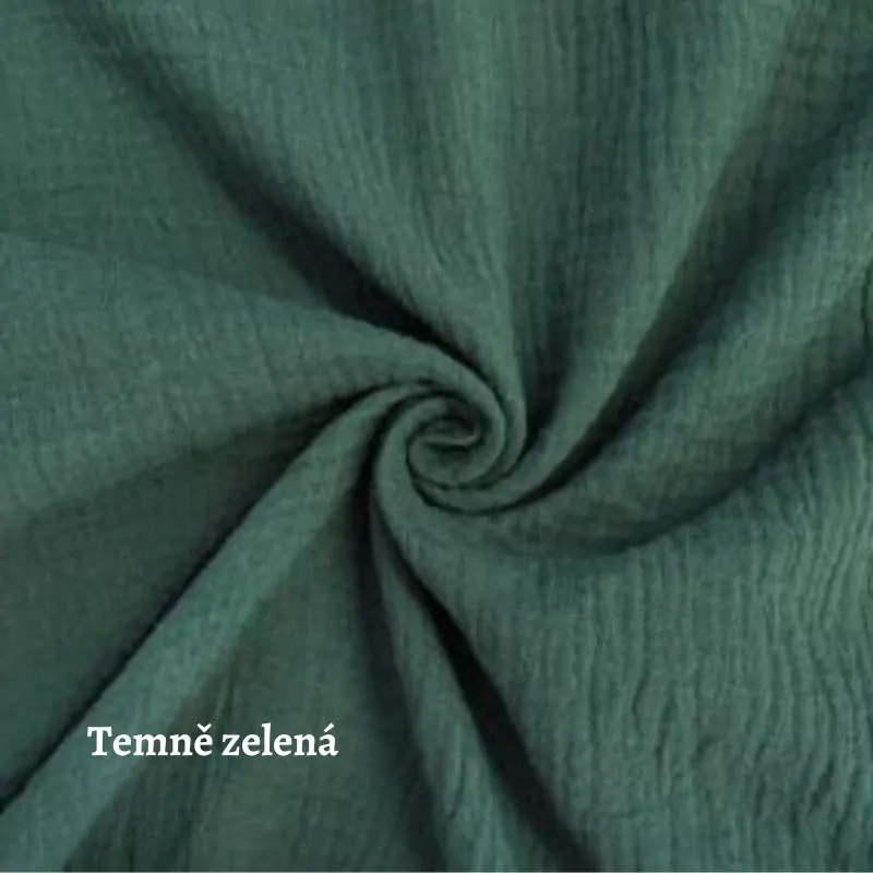 Mušelín temně zelená