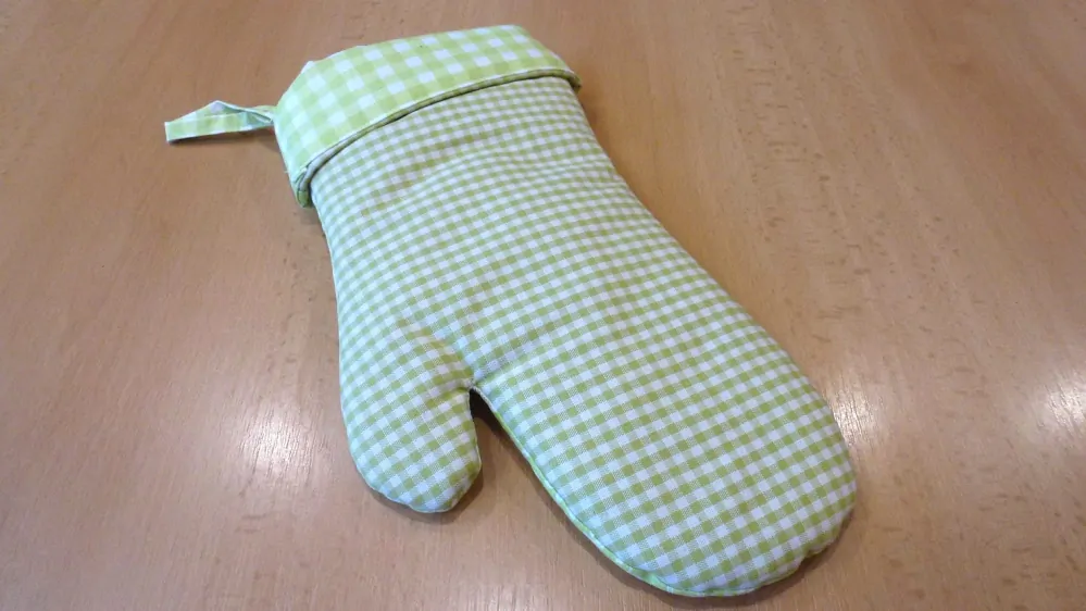 Chňapka s magnetem zelinkavá kostička