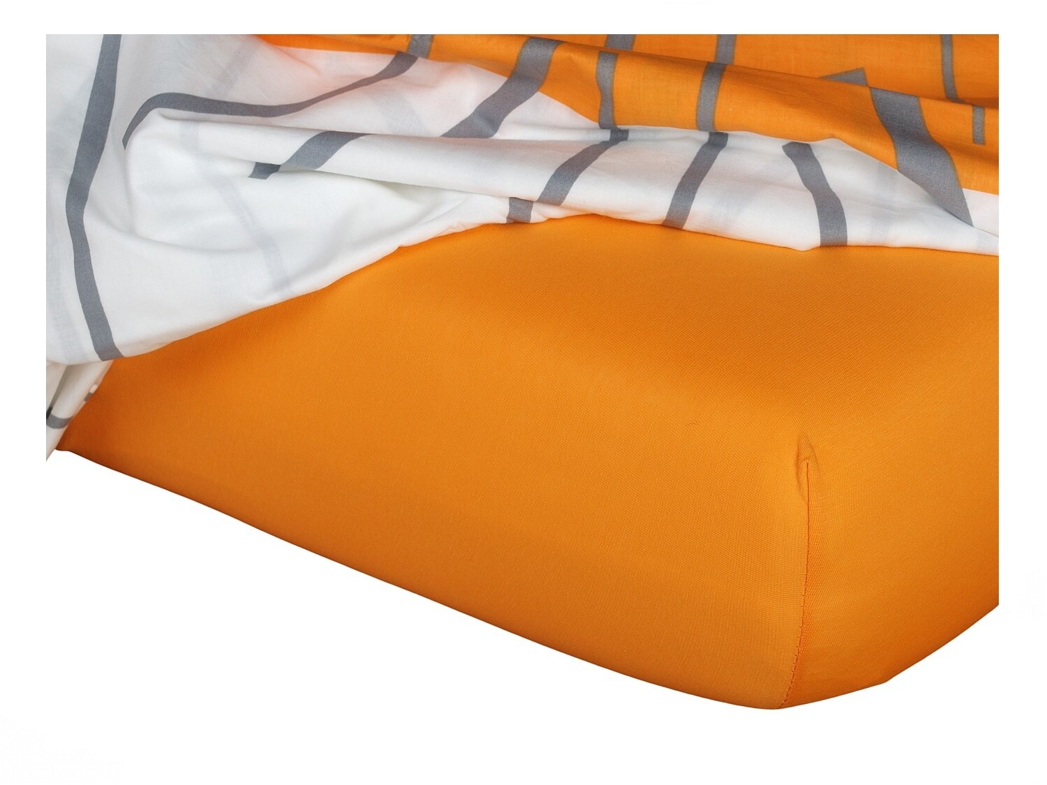 Prostěradlo jersey oranžová