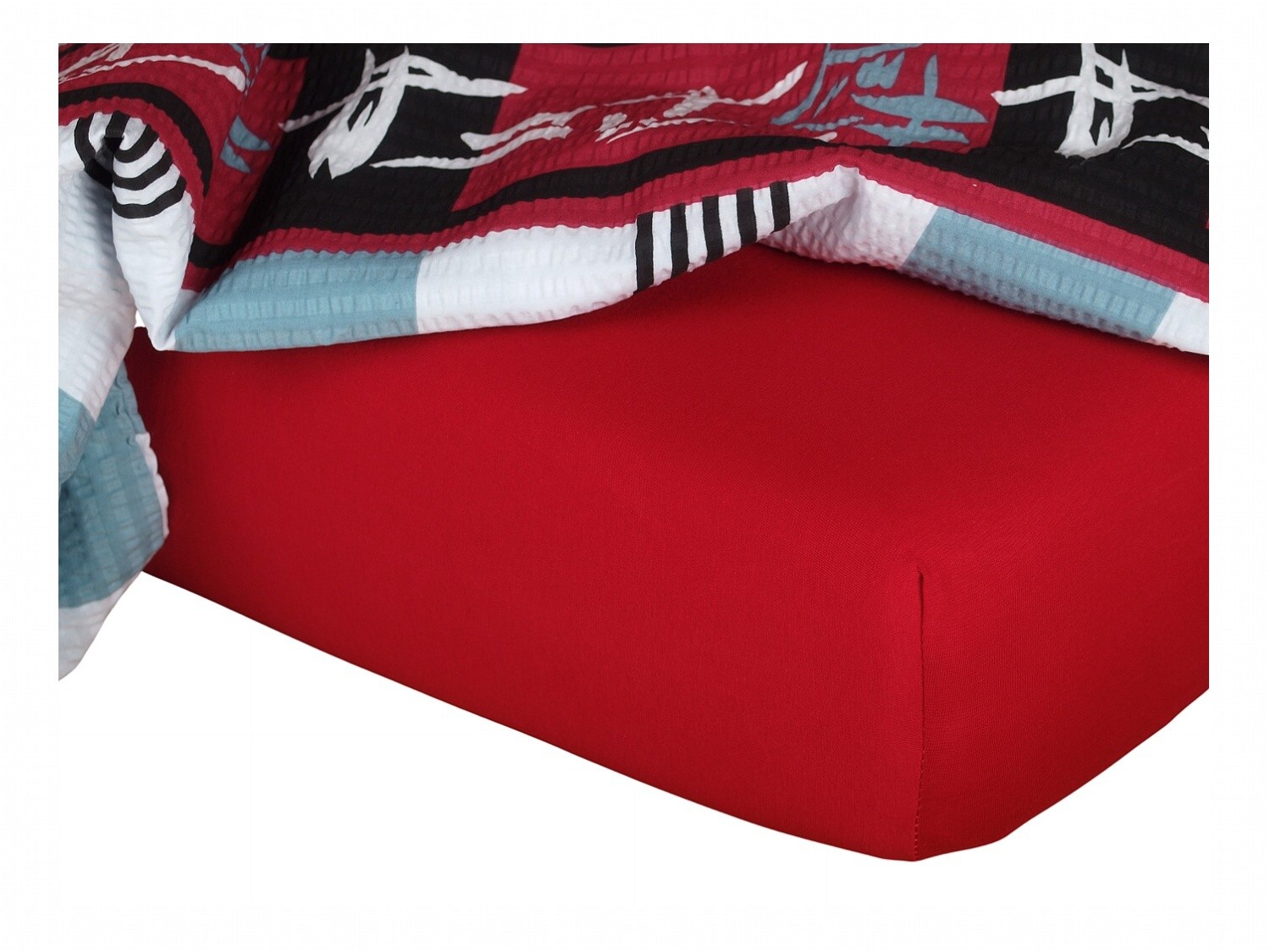 Prostěradlo jersey vínová