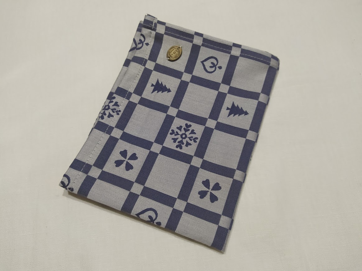 Utěrka na nádobí, modré perníčky, bavlněná