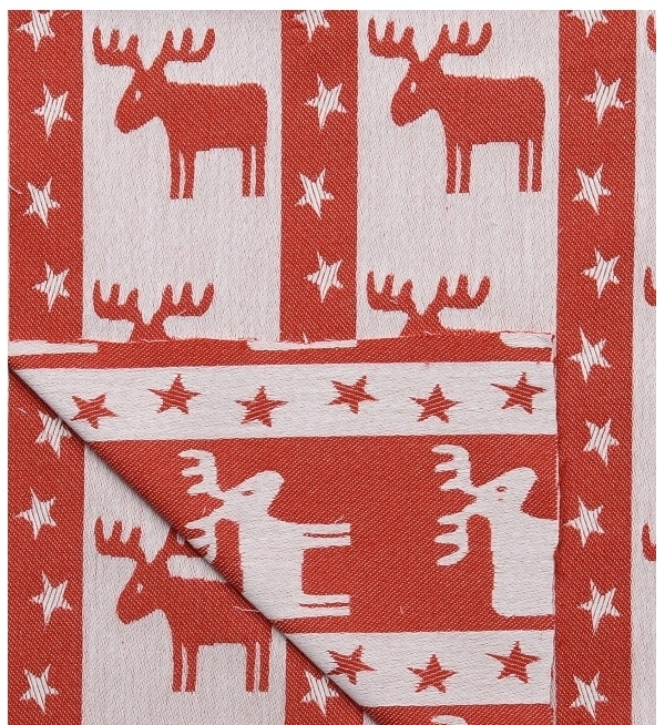 Vánoční metráž Sára 705 červená