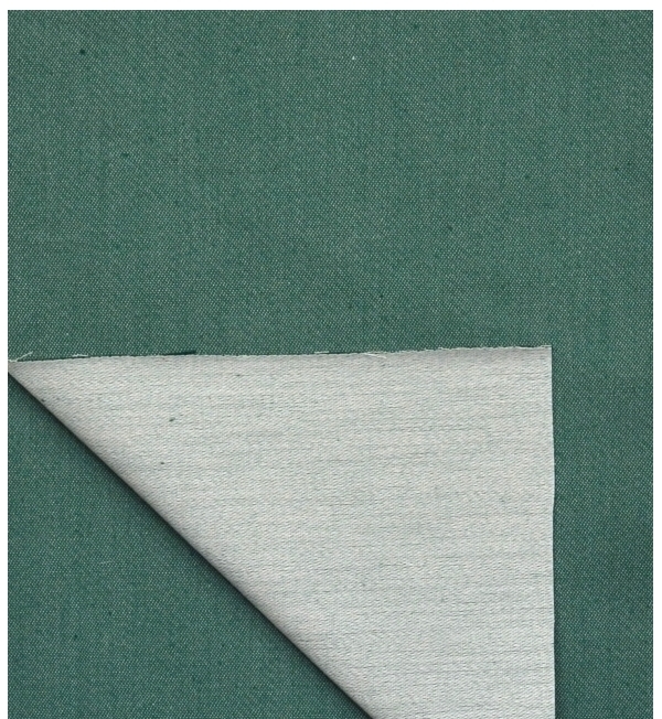 Kanafas jednobarevný zelený