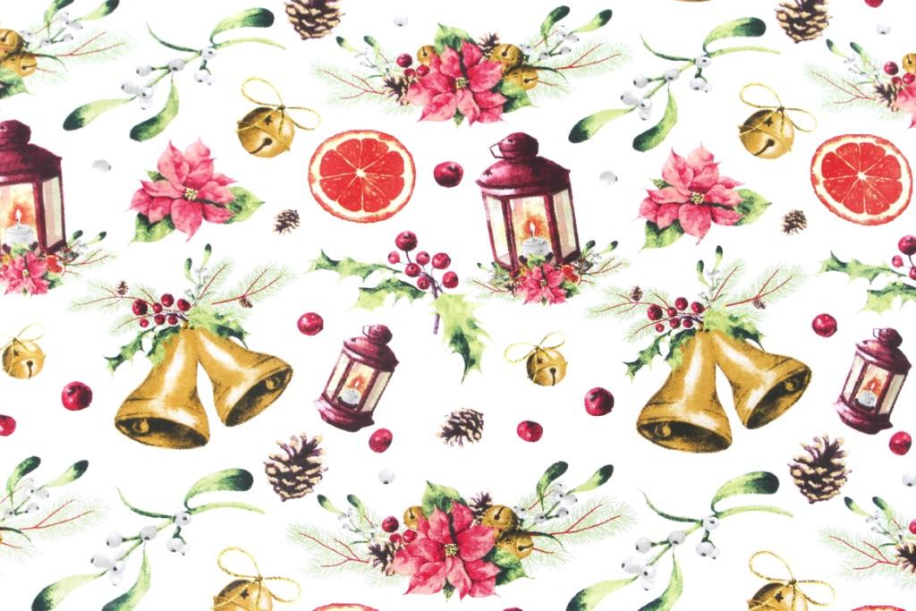 Vánoční bavlna Vánoční zvonění