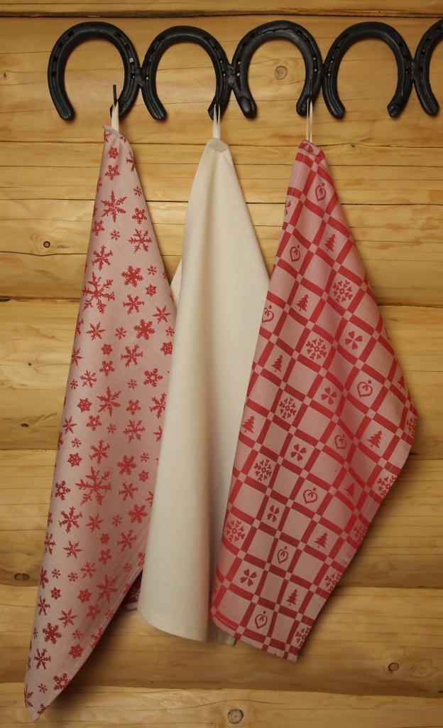 Utěrky na nádobí, vánoční vzor