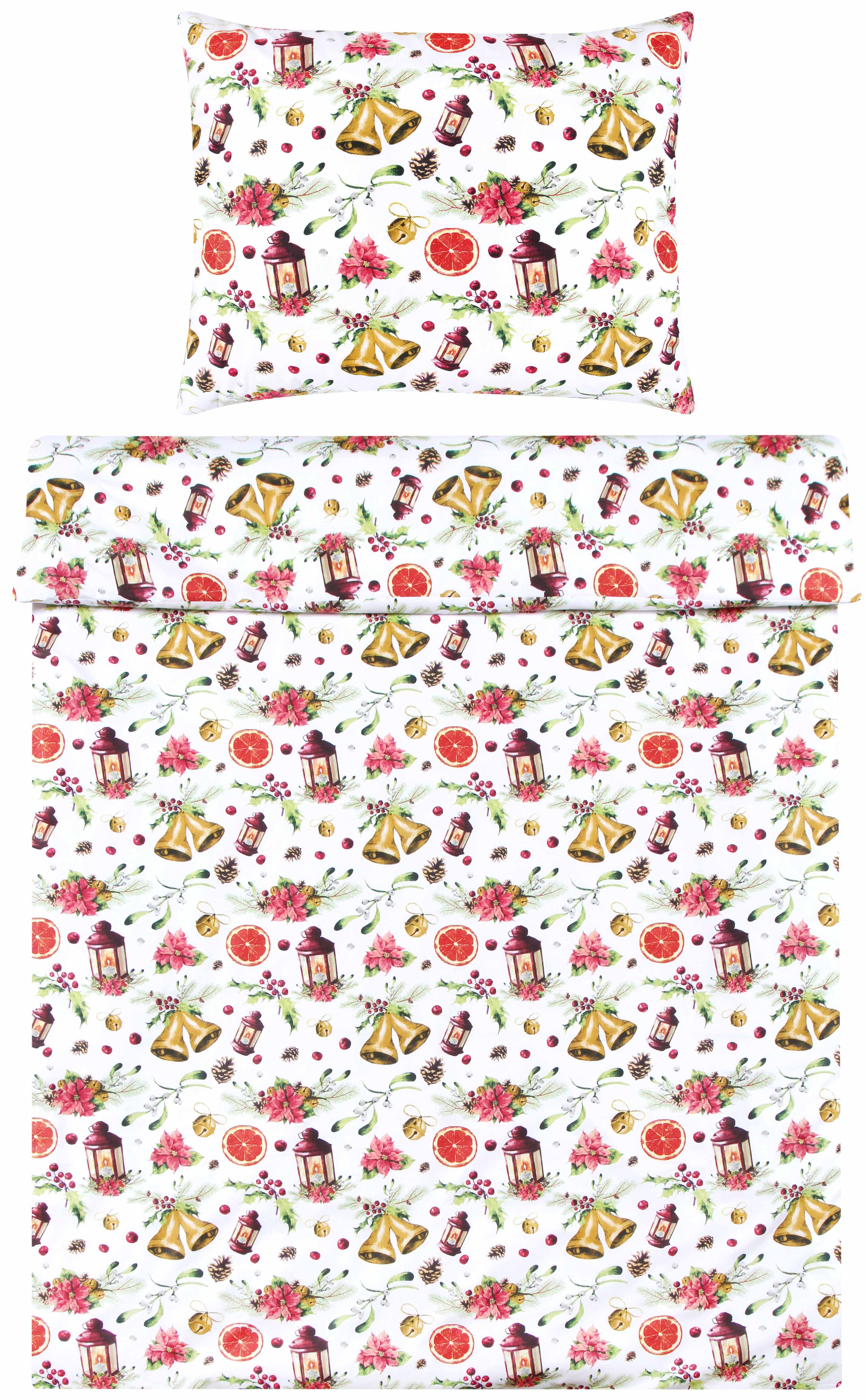 Povlečení vánoční bavlněné Vánoční zvonění