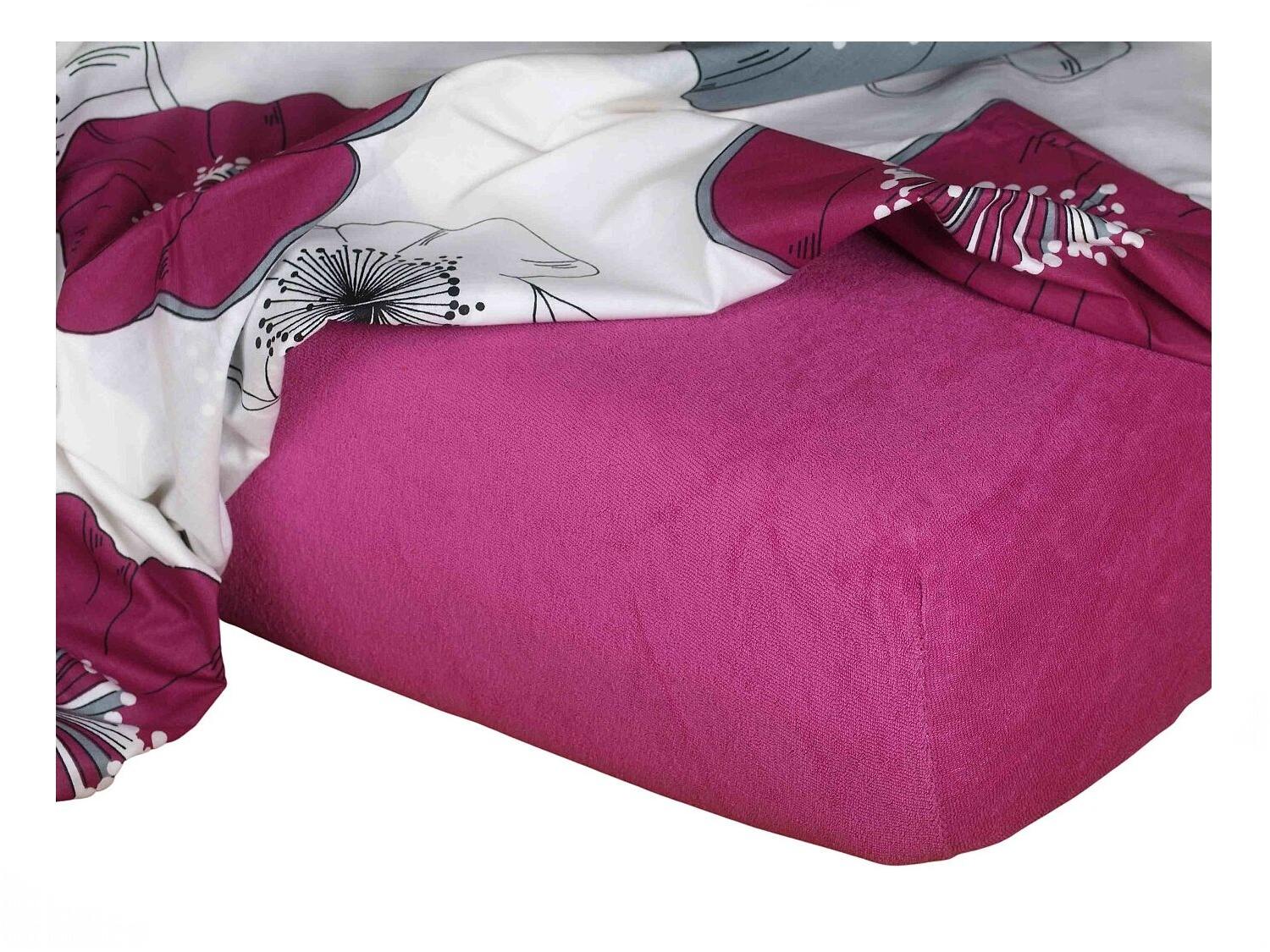 Prostěradlo froté ostružina