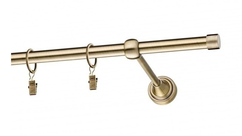 Garnýž Elegance mosaz antik, koncovka Rullo