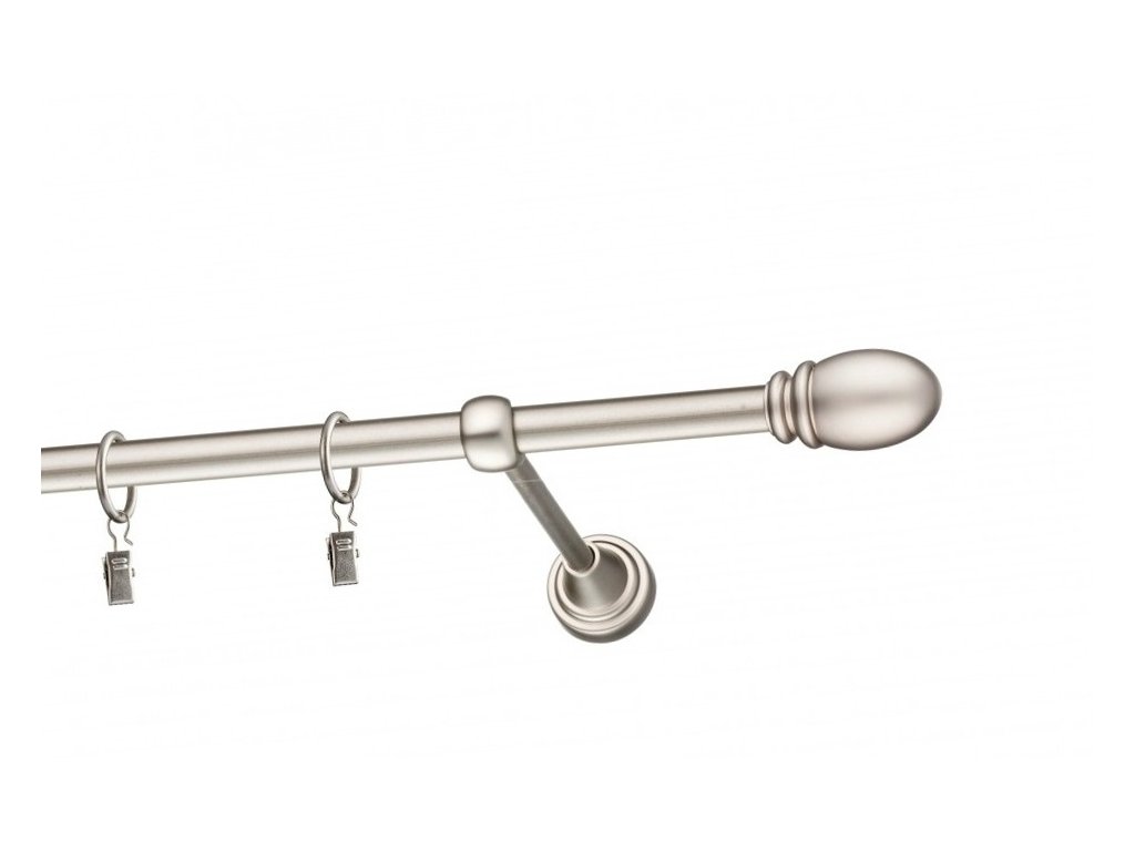 Garnýž Elegance Matný nikl, koncovka Solla