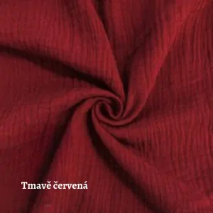 Mušelín tmavě červený