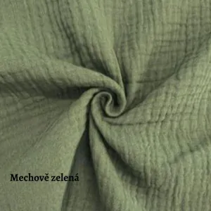 Mušelín mechově zelený