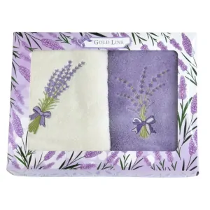 Ručníky s výšivkou Levandule