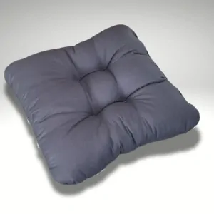 Podsedák prošitý 40x40cm tmavě šedý