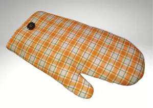 Chňapka s magnetem oranžová kostka