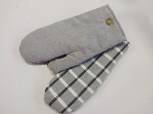 Chňapka s magnetem šedá kostka