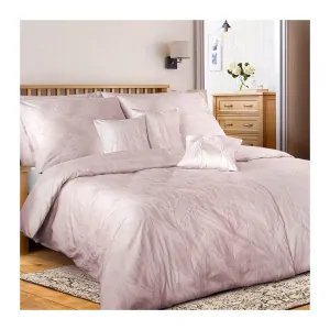 Luxusní povlečení pudrově růžová