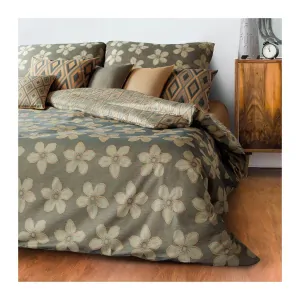 Luxusní povlečení Kopretiny šedozlaté