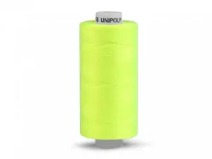 Nitě Unipoly 115 žlutozelená neon