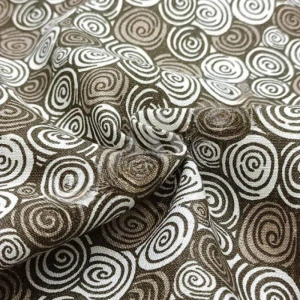 Len hnědé spirály exklusivní kolekce 131g/m2