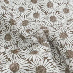 Len hnědé kopretiny exklusivní kolekce 131g/m2