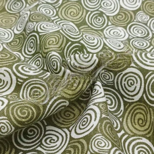 Len zelené spirály exklusivní kolekce 131g/m2