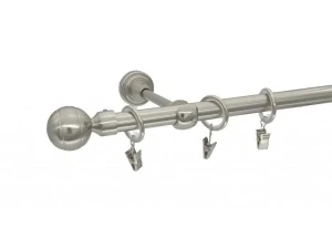 Garnýž Elegance efekt nerez, koncovka Vardo