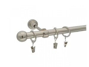 Garnýž Elegance Efekt nerez, koncovka Koule