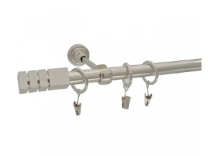 Garnýž Elegance Efekt nerez, koncovka Mode