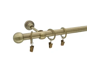 Garnýž Elegance mosaz antik, koncovka Koule