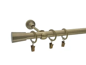 Garnýž Elegance Mosaz antik, koncovka Metallic