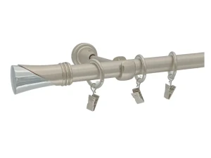 Garnýž Elegance Matný nikl, koncovka West