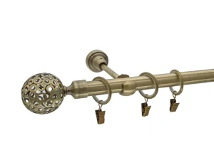 Garnýž Elegance Mosaz antik, koncovka Luxury