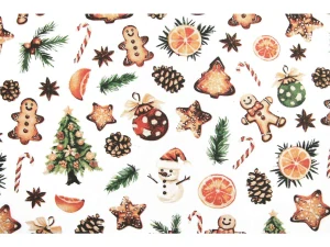 Vánoční bavlna Vánoční perníček