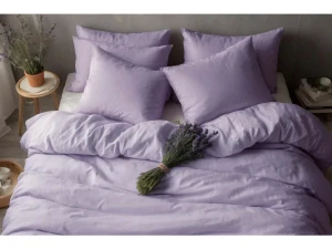 Povlečení bavlněné jednobarevné fialkové