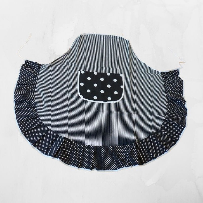 Zástěra Retro černá