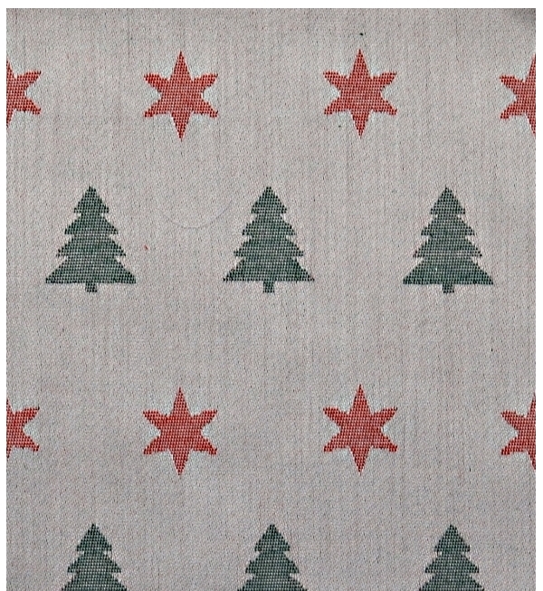 Vánoční metráž Sára 701 červená