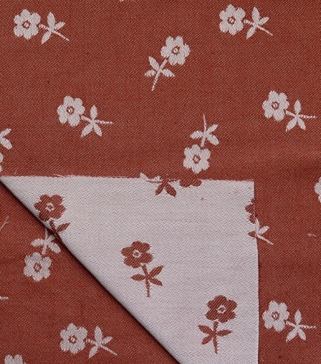 Kanafas Sára 718 středně hnědá - terakota