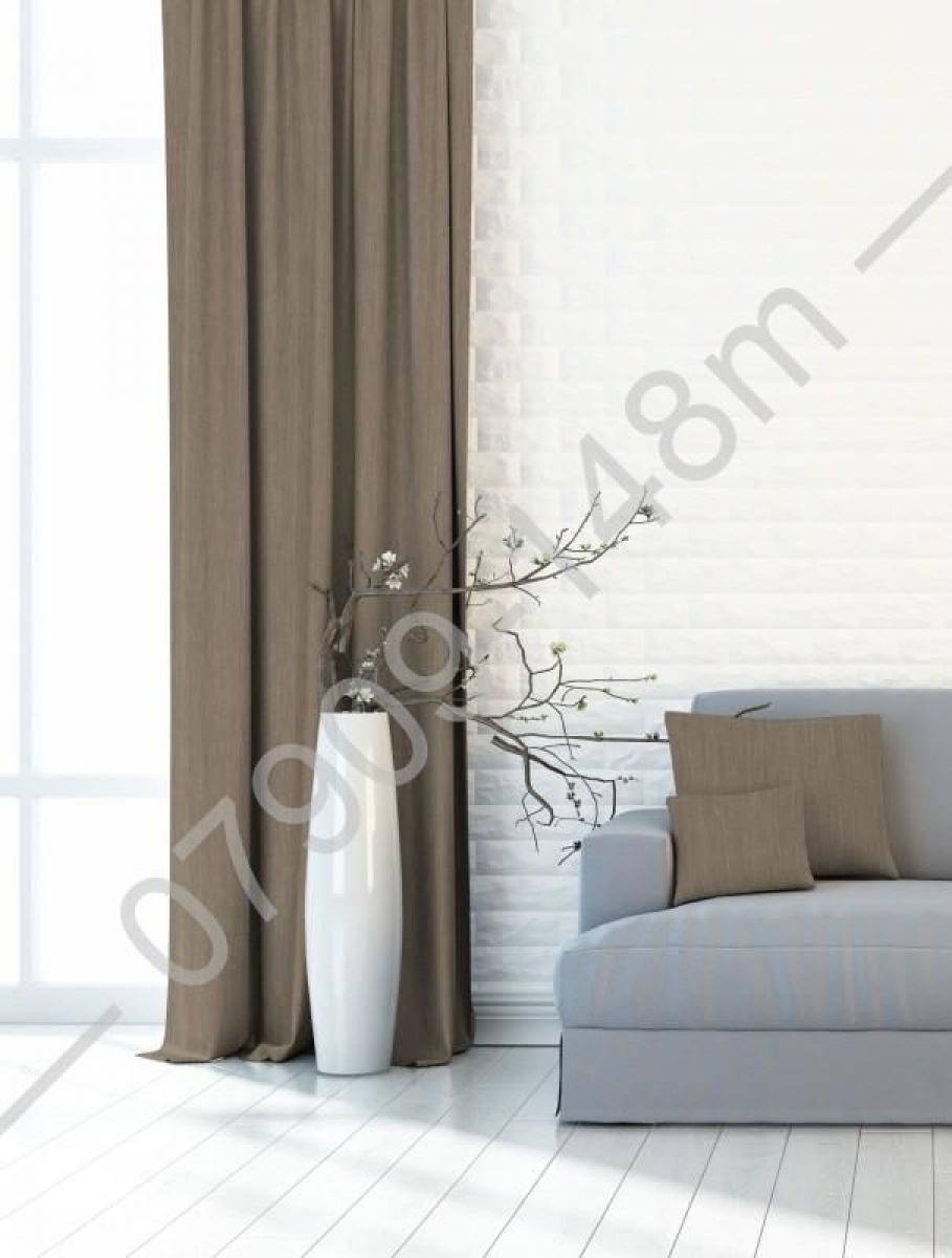 Blackout na zatemnění tmavě béžová melange