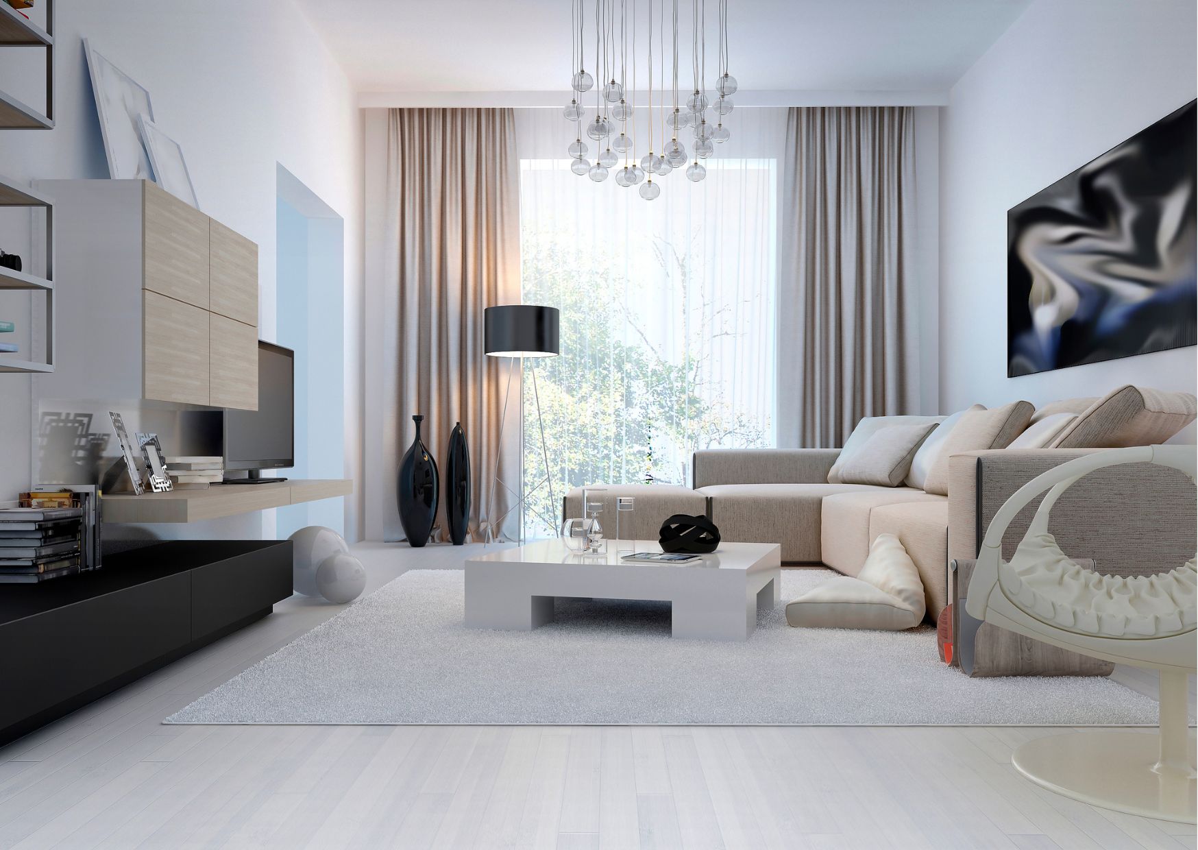 Zatemňovací závěsy Blackout světle šedé