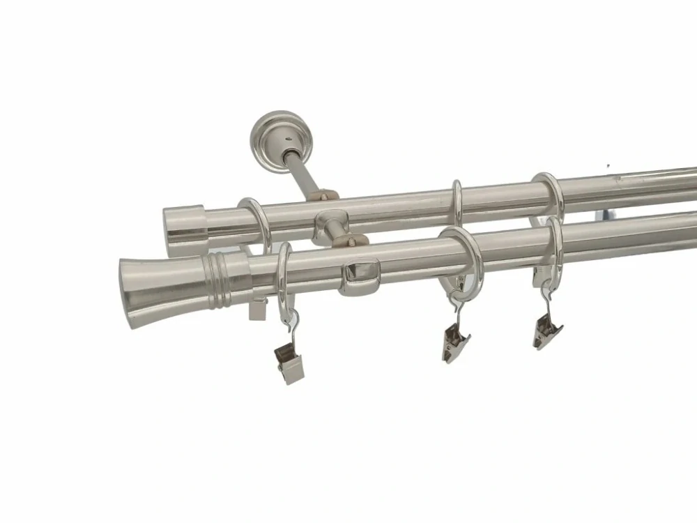 Garnýž Elegance Efekt nerez, koncovka Vario