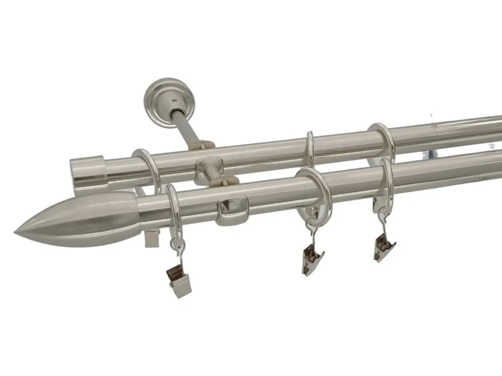 Garnýž Elegance Efekt nerez, koncovka Salome