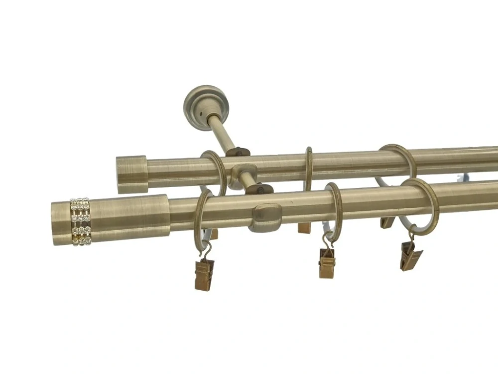 Garnýž Elegance Mosaz antik, koncovka Star