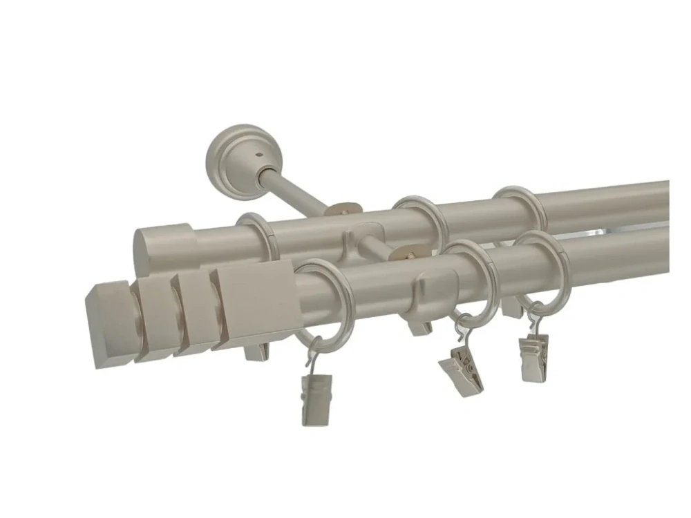 Garnýž Elegance Matný nikl, koncovka Mode