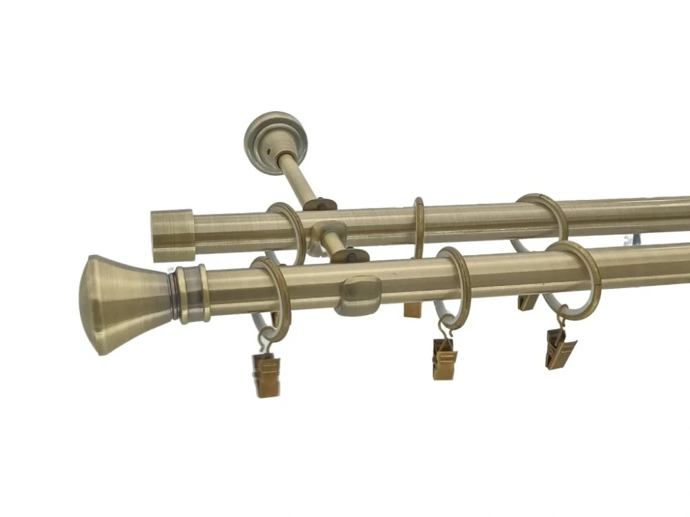 Garnýž Elegance Mosaz antik, koncovka Coloseum