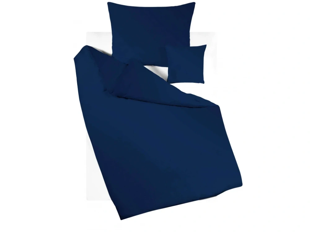 Povlečení bavlněné jednobarevné tmavě modré