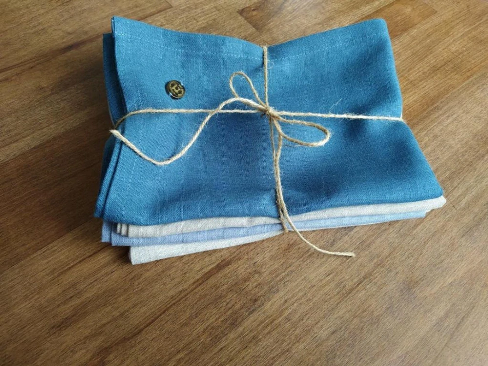 Lněná utěrka na nádobí, 8 barev