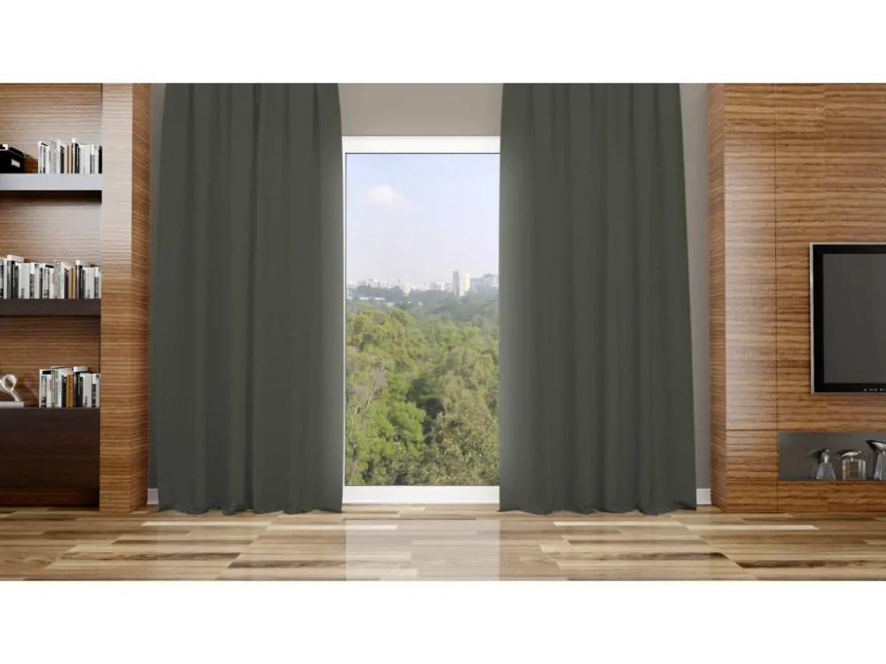 Zatemňovací závěsy Blackout antracit