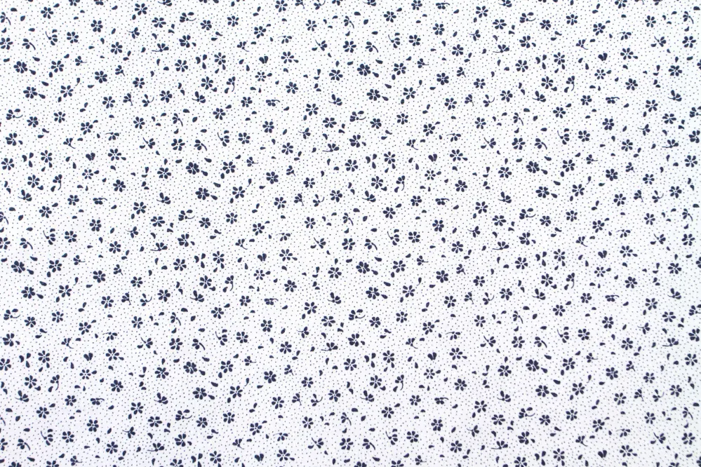 Povlečení bavlněné Kvítka tmavě modrá